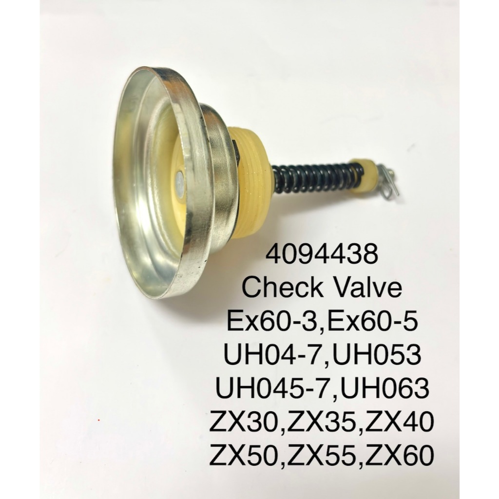 4094438 ถังน้ํามัน HYDRAULIC FILTER CHECK VALVE EX60-3/5, UH04-7,UH053,UH045-7,UH063,ZX30,ZX40,ZX50,