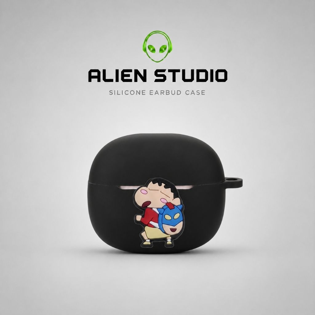 ALIEN STUDIO 3D สไตล์ซิลิโคนฝาครอบป้องกันสําหรับ Baseus Bowie E11 กรณี + ปากกาทําความสะอาด + เชือกเส