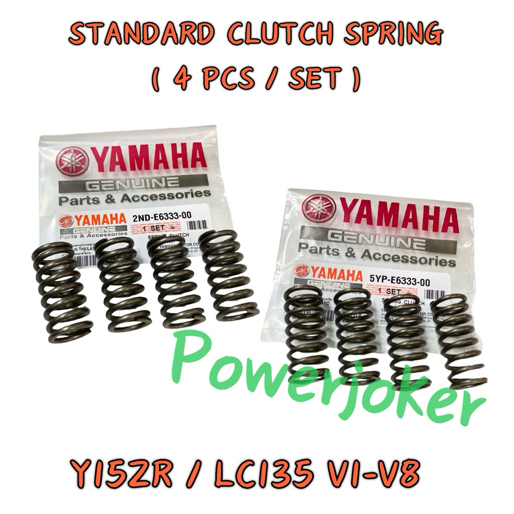 Y15 Y15ZR / LC135 V1-V8 Fi ( 4 ชิ้น / 1 ชุด ) STANDARD CLUTCH SPRING / SPRING KLAC PLATE DISC PAD EN