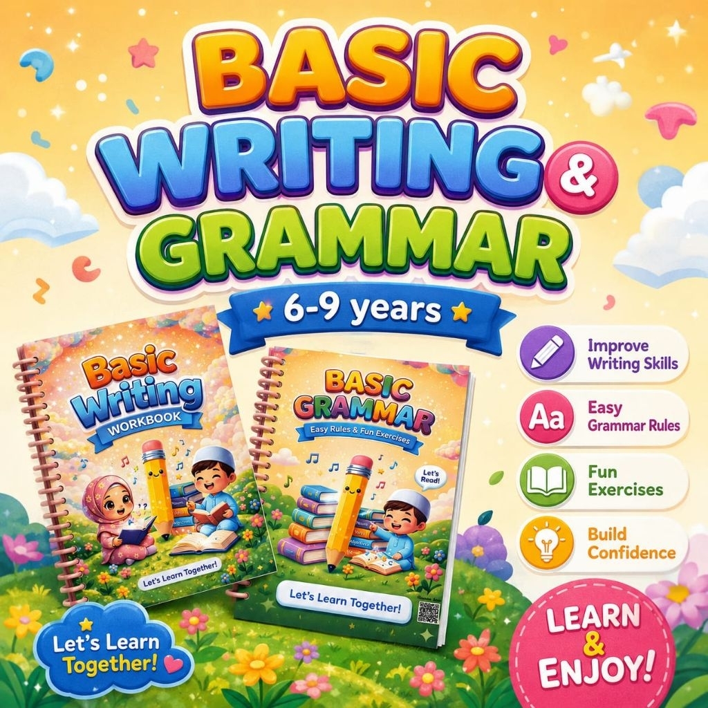 BASIC WRITING & GRAMMAR LEARN EASY ENGLISH HARCOPY