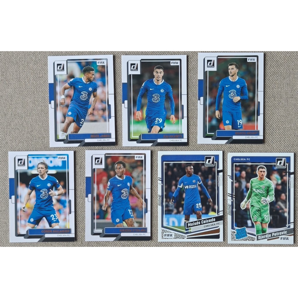 PANINI TOPPS DONRUSS FIFA CHELSEA FC FOOTBALL การ์ดเวอร์ชั่นจํากัด CAICEDO JAMES MOUNT HAVERTZ
