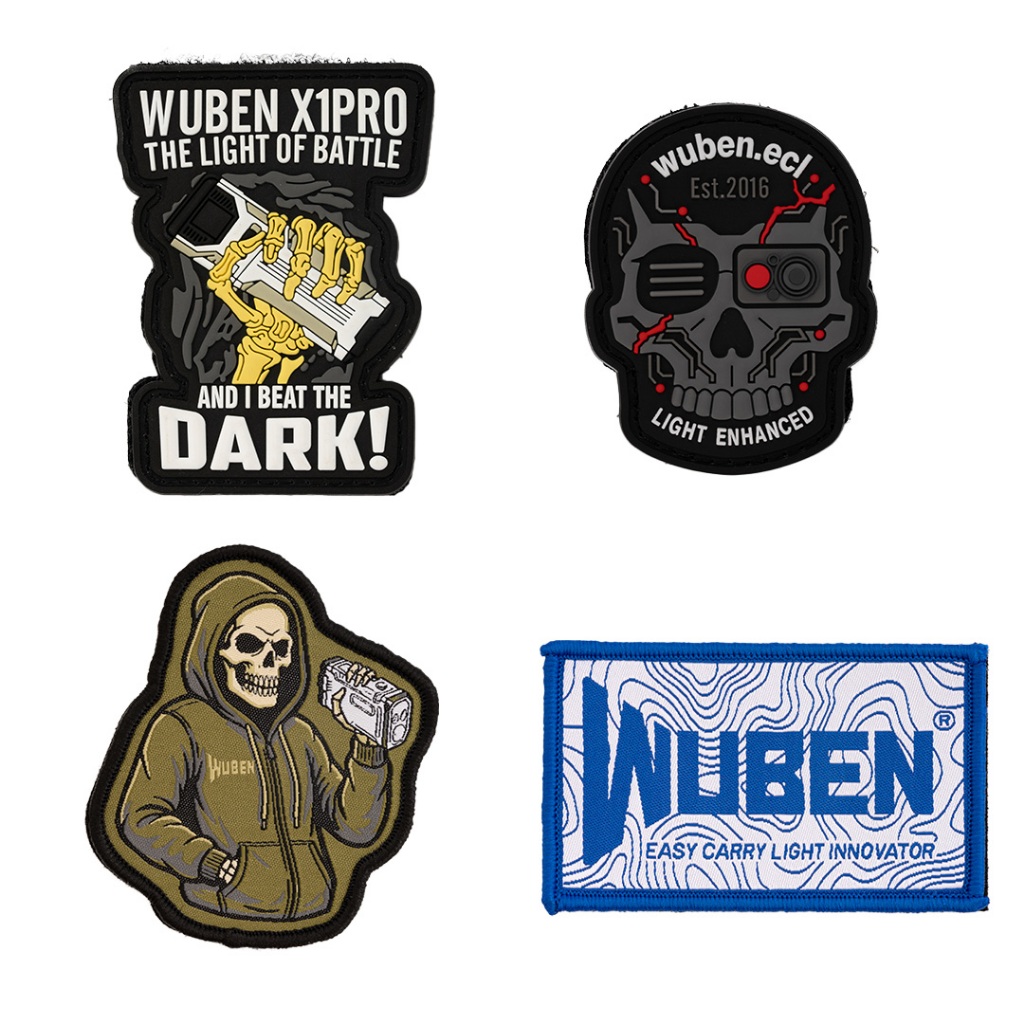 Wuben Logo Patch/X4 Skull patch