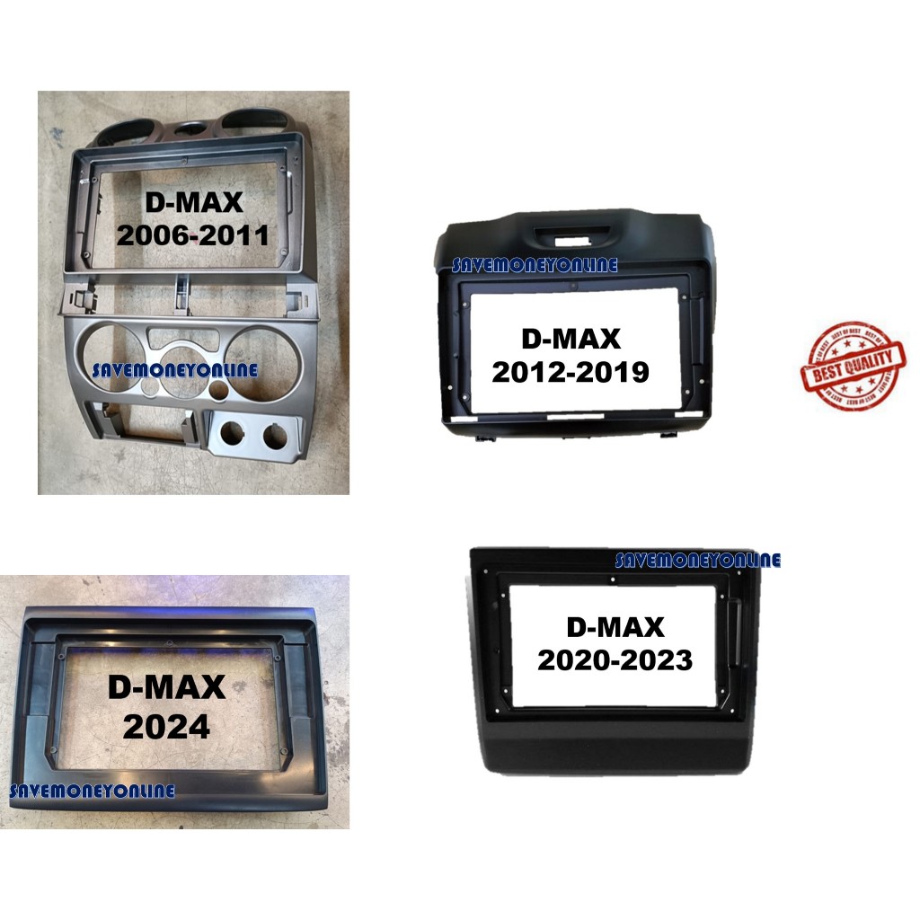 ANDROID PLAYER CASING สําหรับ ISUZU D-MAX 2006-2011 9" ; D-MAX 2012-2019 9" ; D-MAX 2020-2023 9" ; D