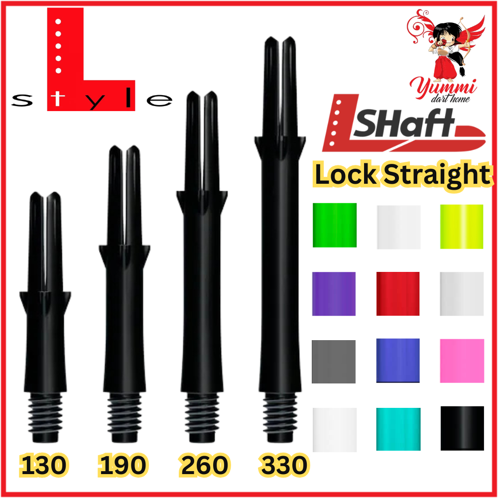 L Style Dart Shaft L-SHAFT ล็อคตรง (ล็อค) ขนาด 130, 190, 260, 330