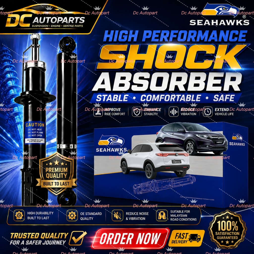 SEAHAWKS HEAVY DUTY SHOCK ABSORBER HONDA ( HRV T7A 16Y> / HR-V 3MO 22Y> ) FRONT REAR PENYERAP HENTAK