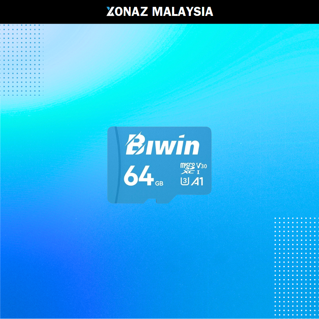 BIWIN MS100 32GB / 64GB MICRO SDXC U3 V30 A1 MICRO SD CARD