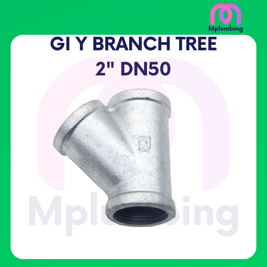 GI Y BRANCH TREE 2" DN50