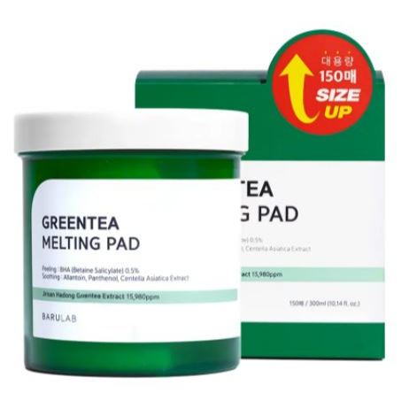 Barulab Green Tea Melting Pad 绿茶油控清洁棉片 (150ea)