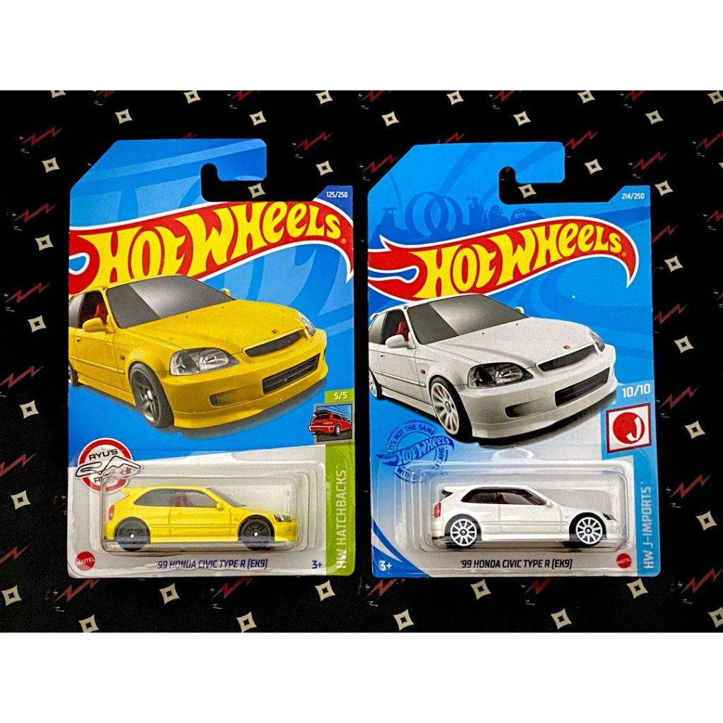 Hot Wheels 99 Honda Civic Type R (EK9)