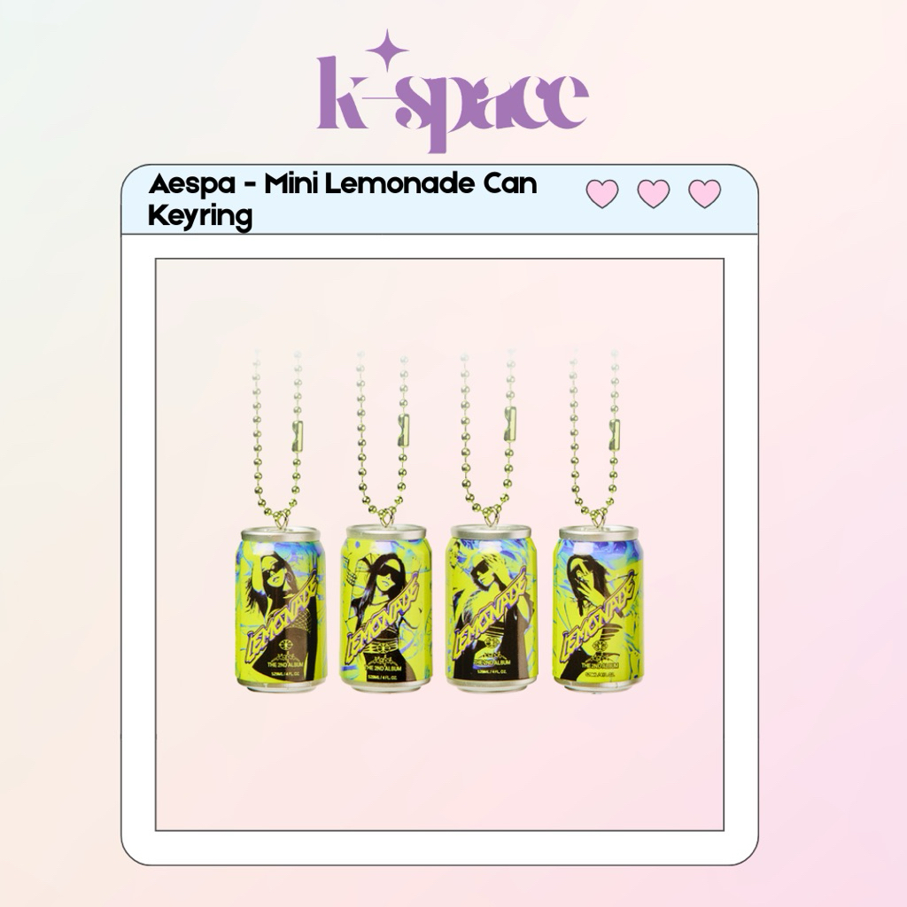 พวงกุญแจ Aespa Mini Lemonade Can