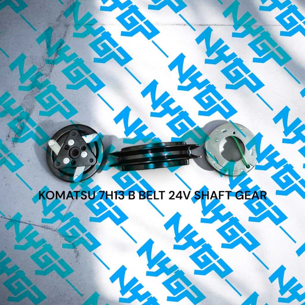 [MAGNET CLUTCH][ KOBELCO EXCAVATOR KOMATSU EXCAVATOR][ODM NEW][SANDEN 7H13 24V 1B BLET (SHAFT GEAR T