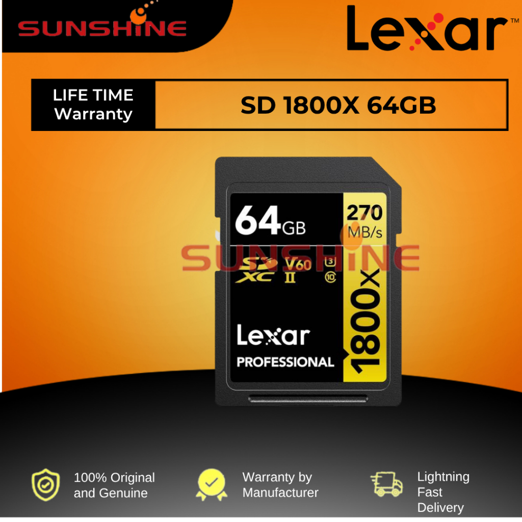 LEXAR PROFESSIONAL 1800X 64GB/128GB/256GB
