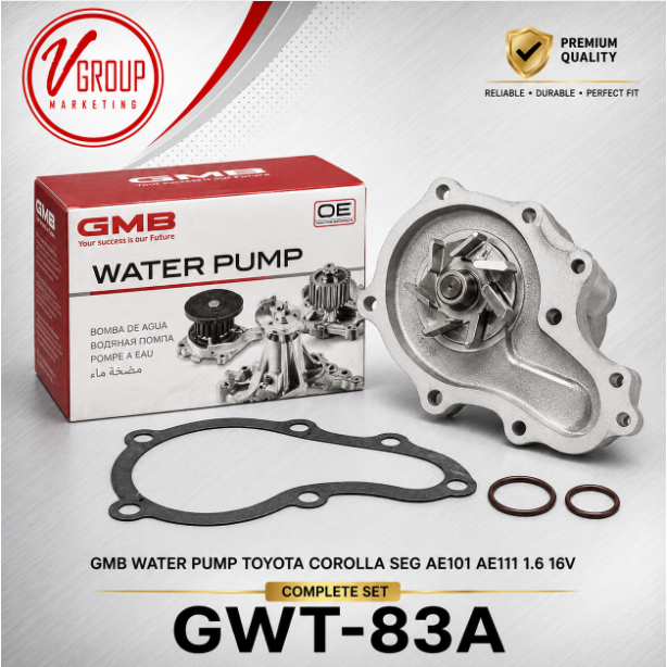 TOYOTA COROLLA SEG AE101 AE111 1.6 16V GMB ปั๊มน้ํา (GWT-83A) - 1PC