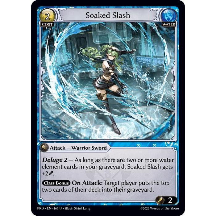💥 Grand Archive TCG | เฉือนแช่ (U) | EN-166 การ์ดเดี่ยว PRD