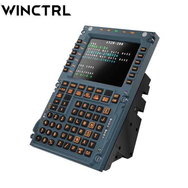 WinCTRL WinWING MCDU สําหรับ Airbus เข้ากันได้กับ Flight Simulator/ X-Plane