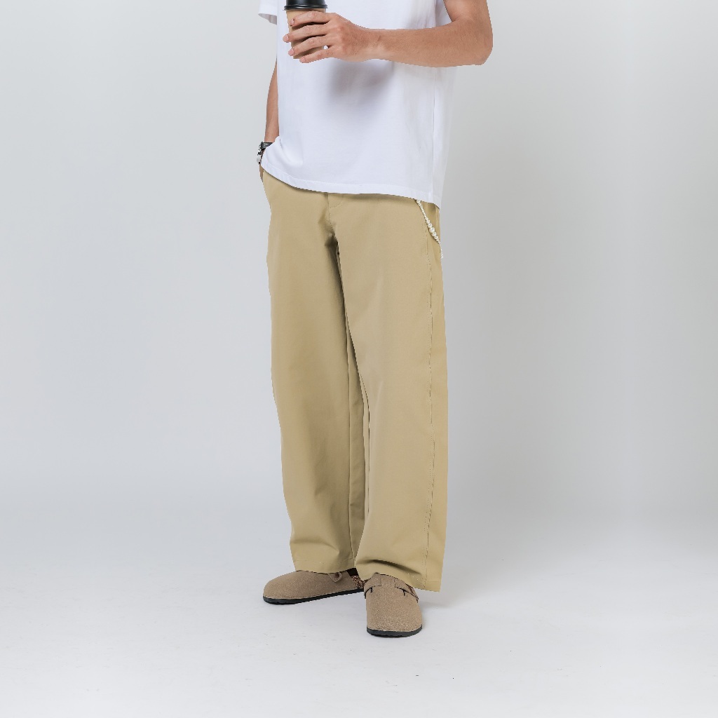 [เวอร์ชั่นใหม่] Klothing Baggy Curve Pants Barrel Pants