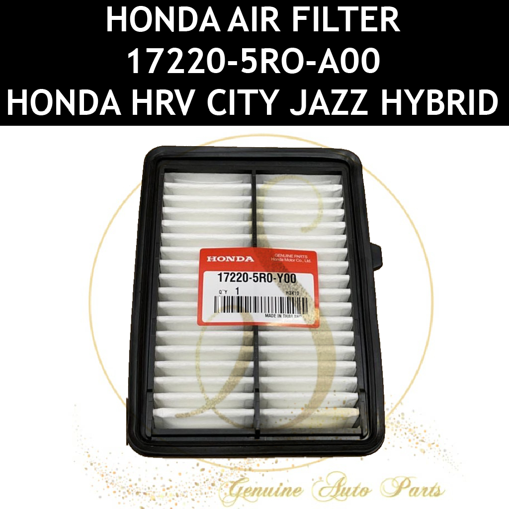 HONDA HRV CITY JAZZ HYBRID T5A T7A T9A 1.5CC AIR FILTER 17220-5RO-A00- 17220-5R0-A00 17220-5R0 17220