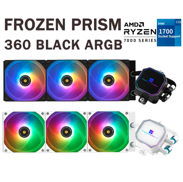 THERMALARIGHT Frozen Prism 240 / 360 BLACK / WHITE ARGB AIO CPU COOLER