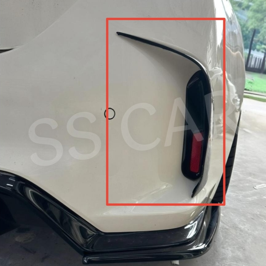 HONDA CIVIC FL5 ONLY CANBE FITIN FL5 BUMPER !! - ด้านหลังคาร์NARD - MATERIAL FIBRE - WITH GLOSS BLAC