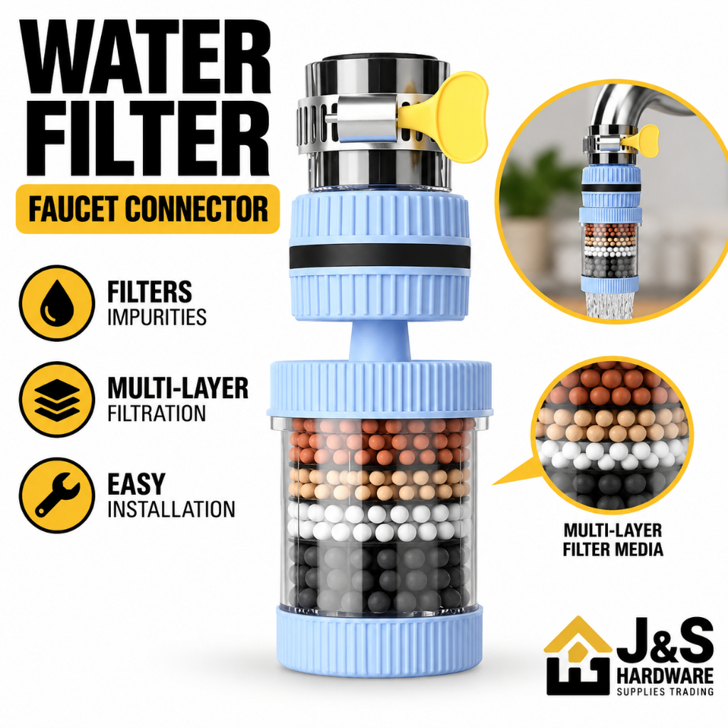 เครื่องกรองน้ําก๊อกน้ํา 360 Rotatable TAP FILTER Multi-Layer FILTER ห้องครัวอ่างล้างหน้า Water TAP F