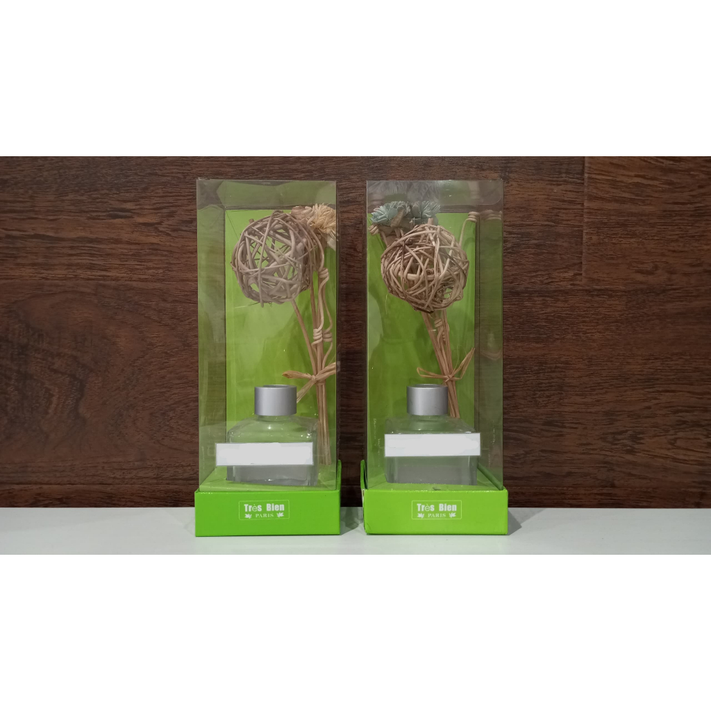 1PCS - 100ML PERFUME DISPLAY BOTTLE (SQUARE) WITH FLOWER ** DIRECT FROM FACTORY **