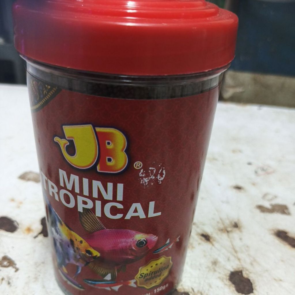 JB Mini Tropical 150g อาหารปลา