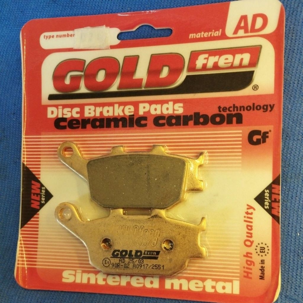 Goldfren Sintered ผ้าเบรค belakang ผ้าเบรคหลัง Suzuki V Strom 650 GSXS750 GSR750 GSX8S GSX8R Bandit 