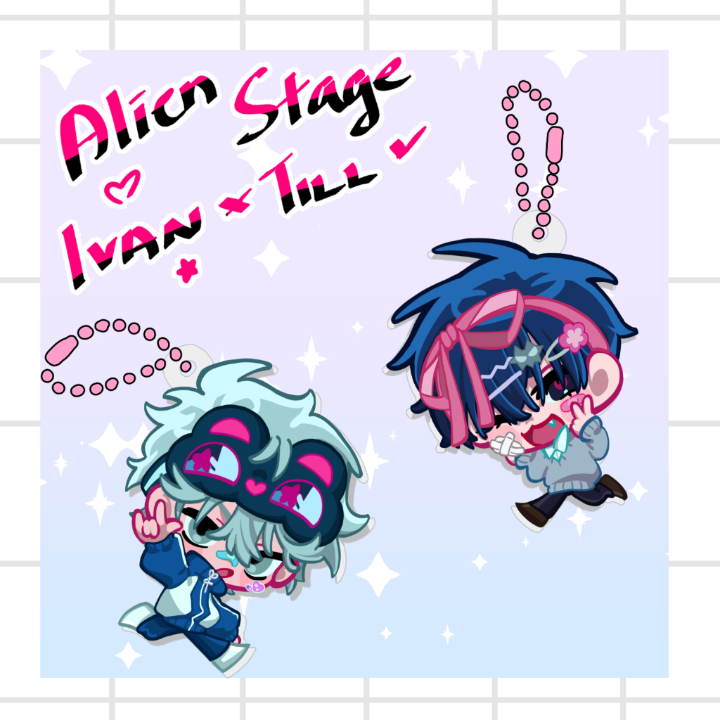 ALIEN STAGE IVTI IVAN & TILL KEYCHAIN