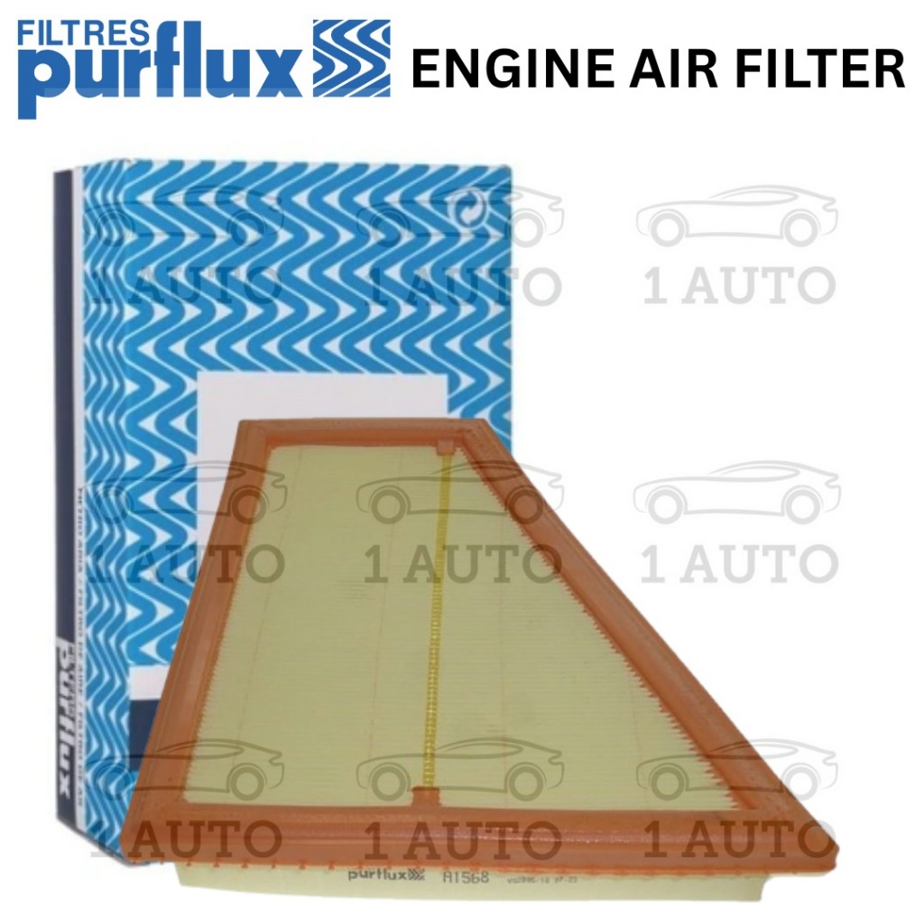 PURFLUX เครื่องยนต์กรองอากาศ BMW F10 LCI 520i 528i N20 เครื่องยนต์ E89 Z4 23i 28i X1 E84 20i