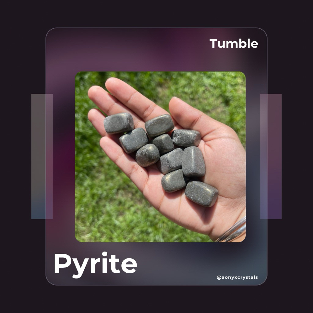 TUMBLED PYRITE - onyxcrystals