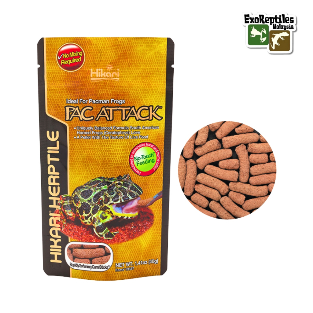HIKARI PAC ATTACK PACMAN FROG FOOD 40G