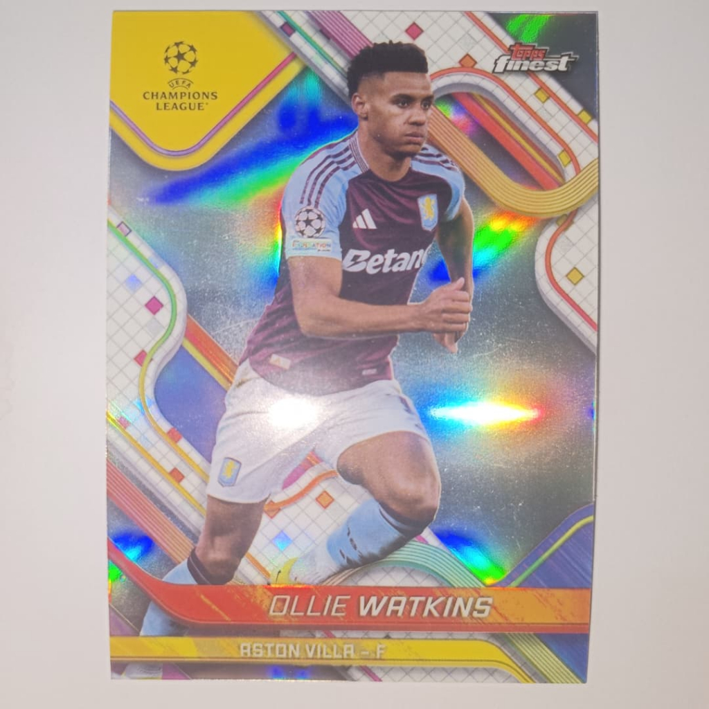 Aston Villa Panini Topps ใส่การ์ดฟุตบอล