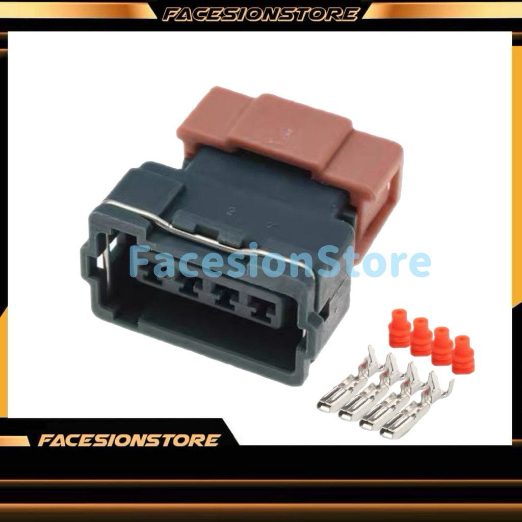 4 Pin Proton Wira 1.8 4G93 4G63 DOHC จําหน่ายซ็อกเก็ตเชื่อมต่อ