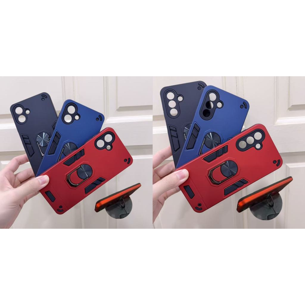 SAMSUNG GALAXY A07(4G)/SAMSUNG GALAXY A17(5G) Hybrid Armor Metal Ring Holder Hard Case Stand Case