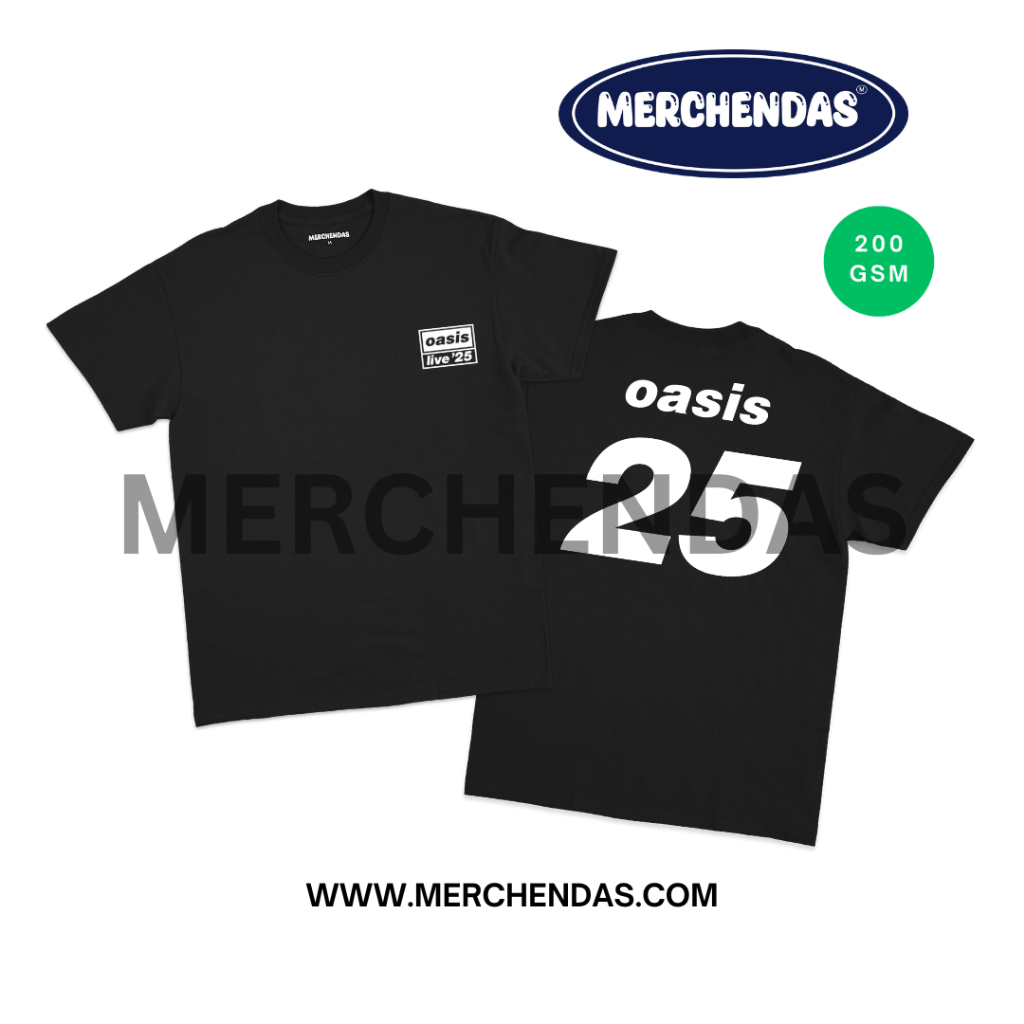 OASIS LIVE 25 Liam Gallagher เสื้อยืด Noel Gallagher