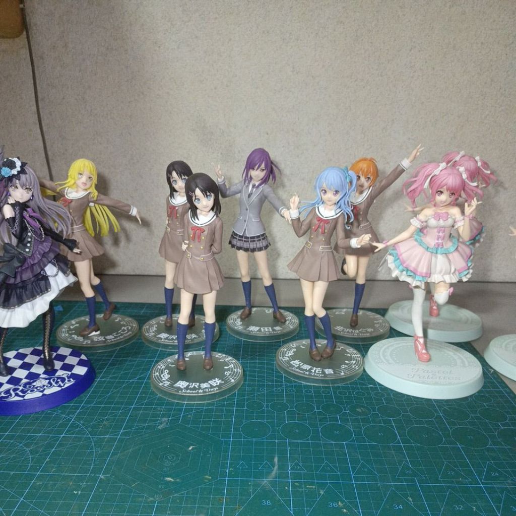 ดรีมบ้าน! Tokoh Anime School Days Longgar Tiada Kotak/ Bang Dream! School Days ฟิกเกอร์อนิเมะ Loose 