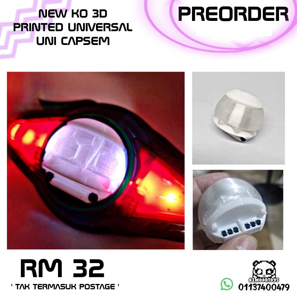 PREORDER ใหม่ KO 3D พิมพ์ Uni Capsem สําหรับ Hack Hacking DX Kamen Rider Zeztz Driver เข็มขัด
