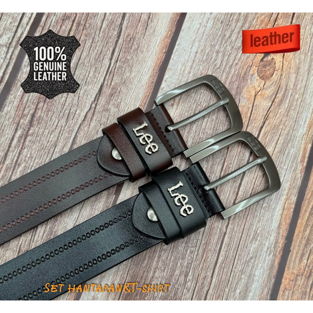 1.5 WIDTH•[BELT MENT ]•LEATHER WAIST STRAP 115-125 CM WAIST STRAP สําหรับผู้ชาย