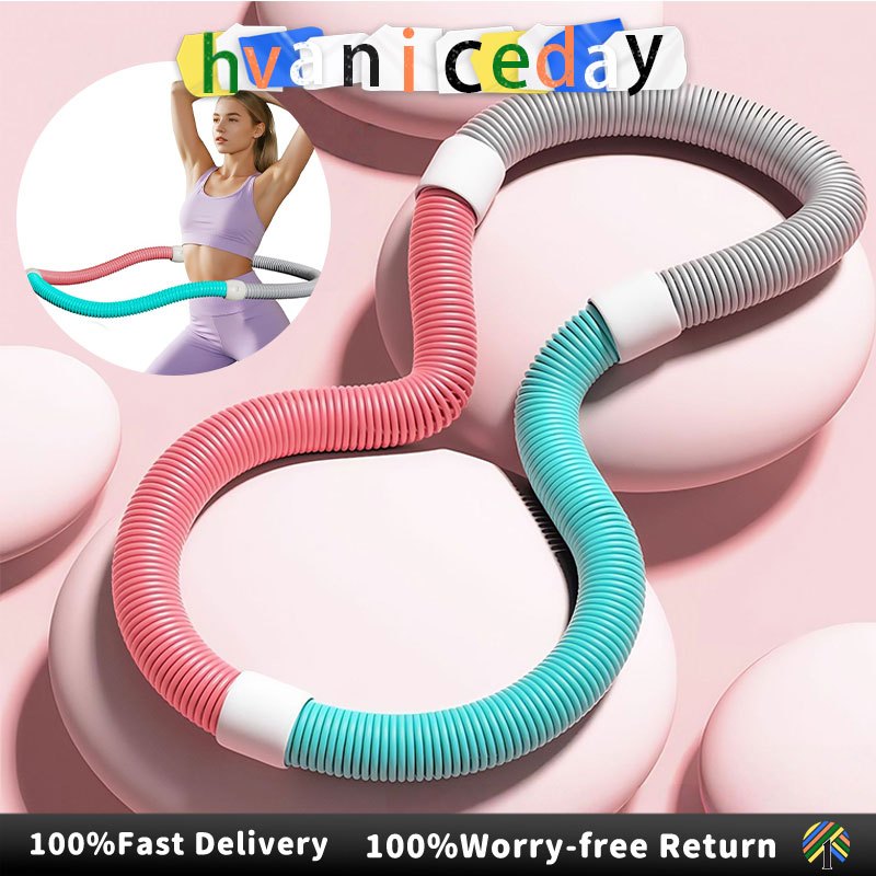 Spring Hula Hoop Abdomen-Narrowing Weightening ลดน้ําหนัก Hula Slimming อุปกรณ์ออกกําลังกาย Tarian G