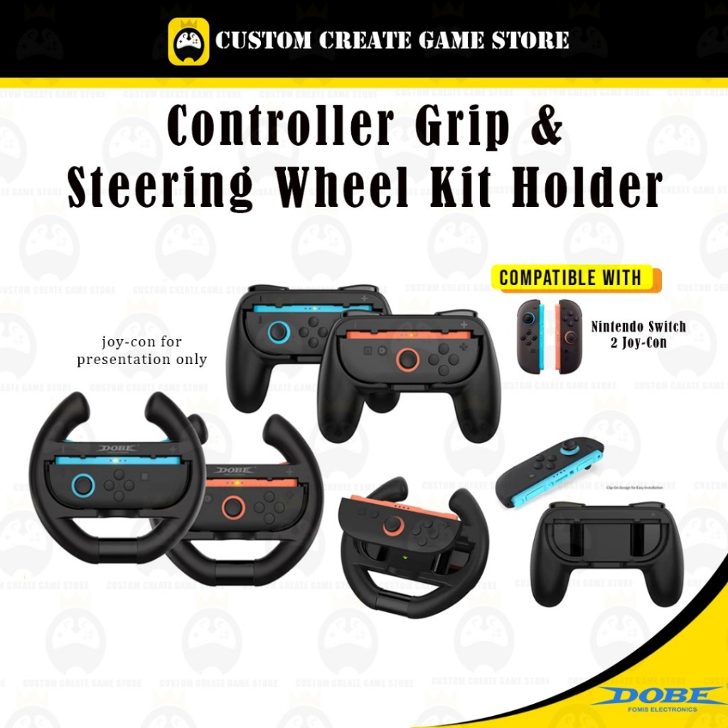 DOBE Nintendo Switch 2 NS 2 NS2 Joy Con Controller Grip ชุดพวงมาลัยผู้ถือ