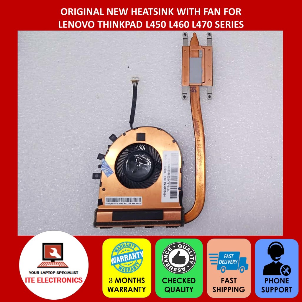 ใหม่ LENOVO THINKPAD L450 L460 L470 HEATSINK พร้อมพัดลม
