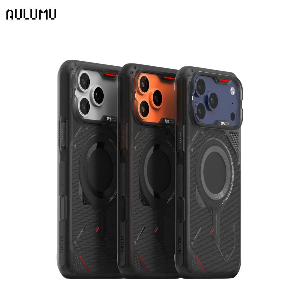Aulumu Rugged Case เข้ากันได้กับเคส 17 Pro / 17 Pro Max Slim พร้อมการชาร์จไร้สาย