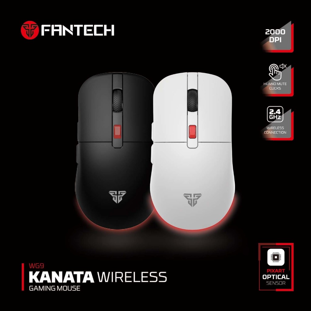 เมาส์สําหรับเล่นเกมไร้สาย FANTECH WG9 KANATA