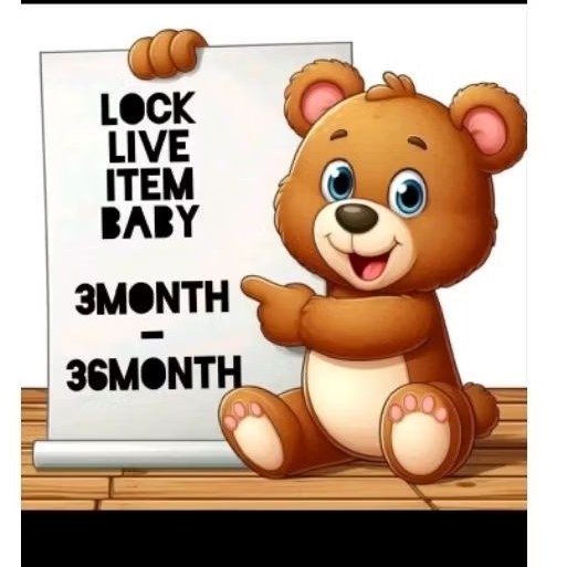 LOCK LIVE ITEM BABY 3MONTH HINGGA 36MONTH