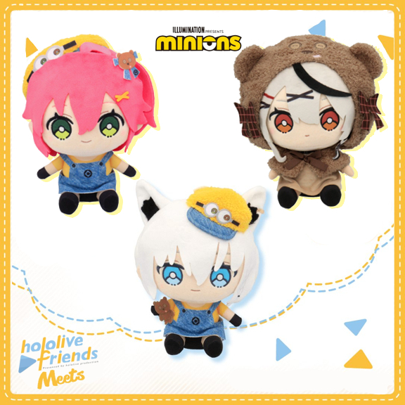 [Ready Stock] Hololive Friends Meets Miko Fubuki Chloe Minion