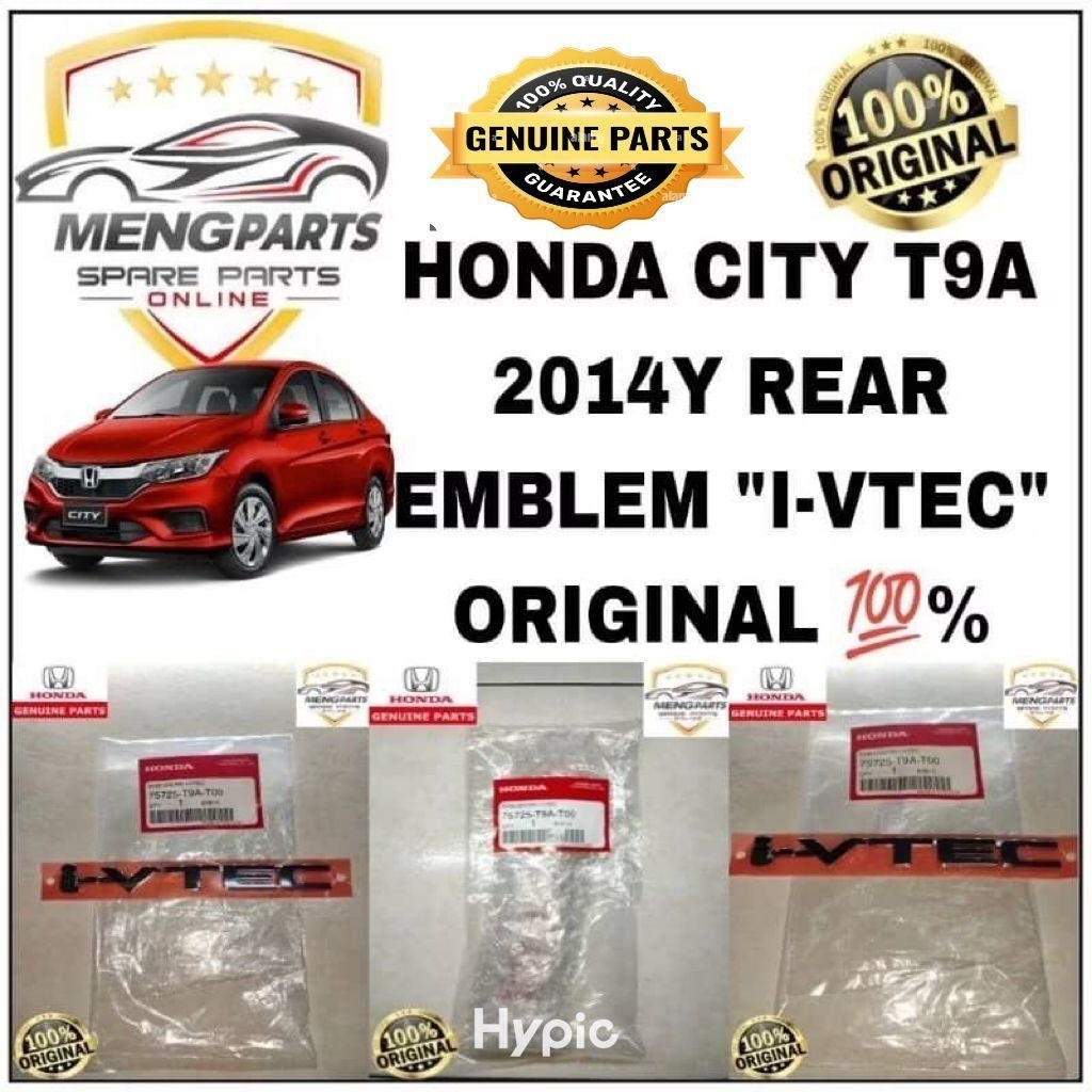 *****CITY T9A 2014 YEAR EMBLEM "I-VTEC" 75725-T9A-T00