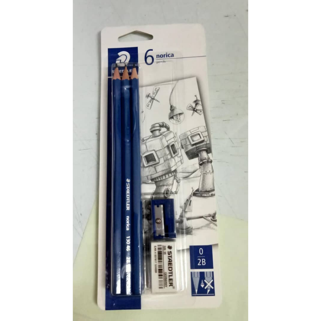 Staedtler Norica 2B Pencil ดินสอ Norica Staedtler (ชุด)
