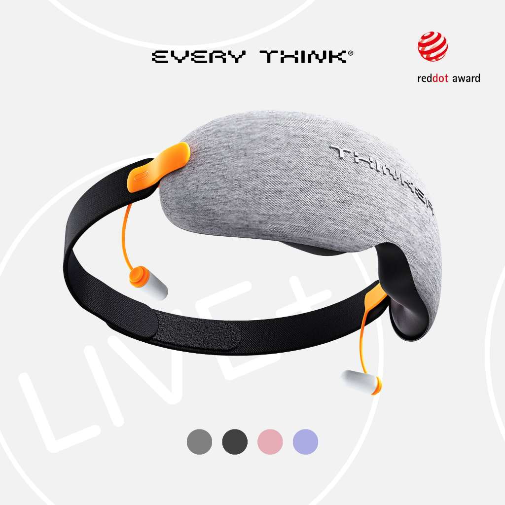 EVERYTHINK 0-VISION V2 Sleep Mask, Gray | Eye For Sleeping Tutup Penutup Mata Untuk Tidur 睡眠眼罩遮光睡覺