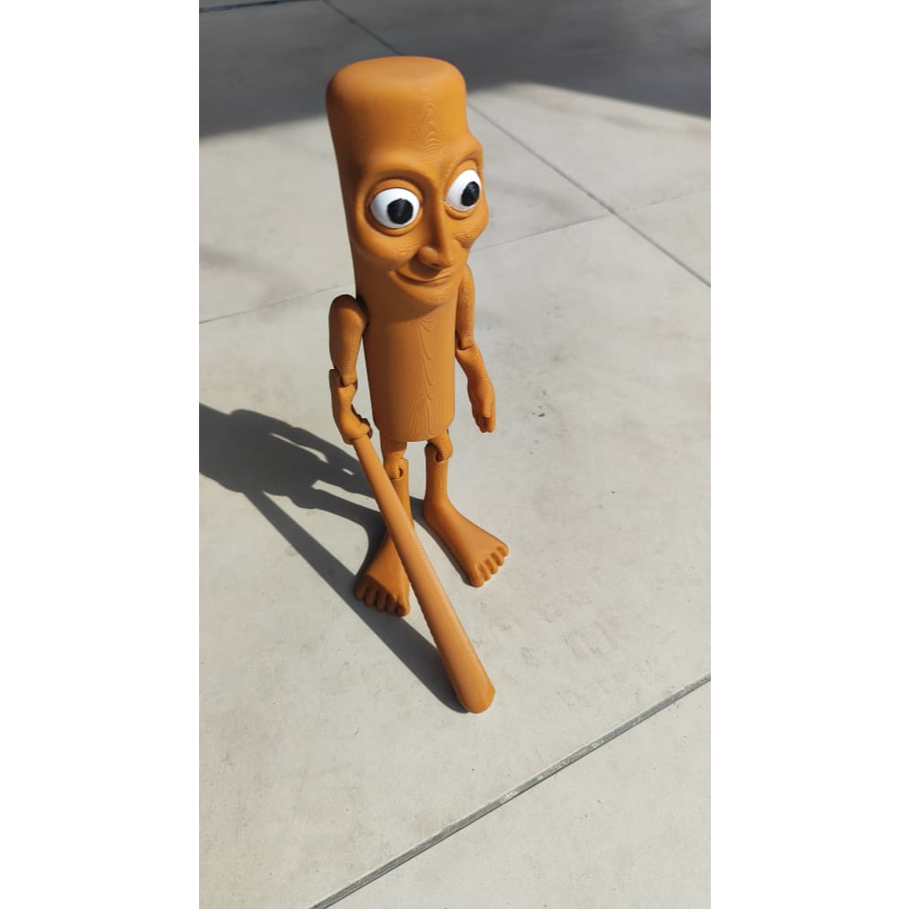 Tung Tung Sahur Articulate Toy พิมพ์ 3 มิติ