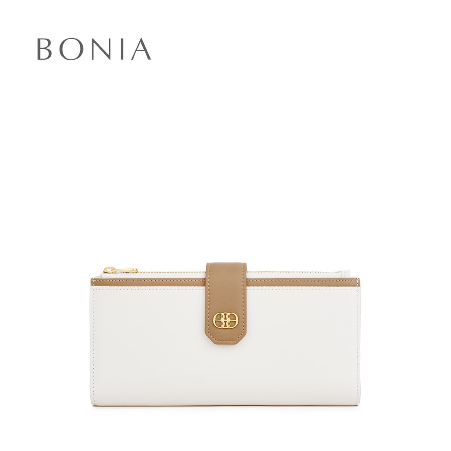 Boia Beige Tonina Bifold Long Wallet Dompet